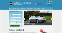 Desktop Screenshot of inchirieriautoploiesti.ro